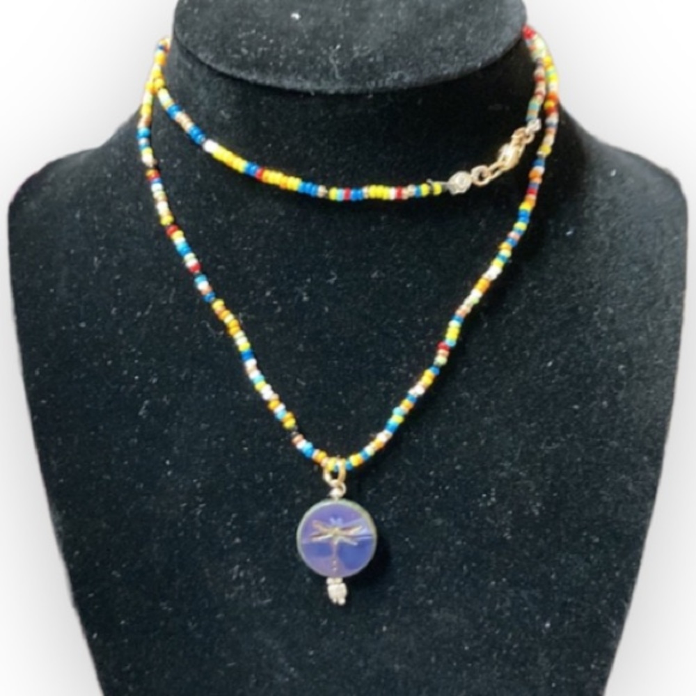Native made beaded necklace